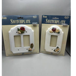 New FIGI "vintage" Cottagecore wood switchplates